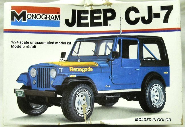 Monogram 1/24 Jeep CJ-7 Renegade, 2223 plastic model kit